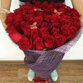 Высокие голландские розы