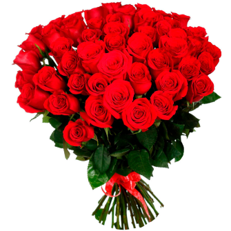Красные розы 60 см